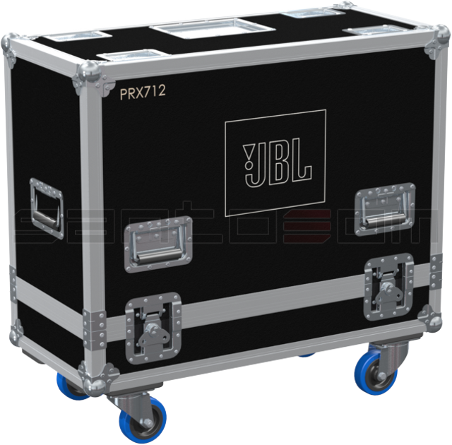 Santosom Cabinet Flight case PRO, 2x JBL SRX815P