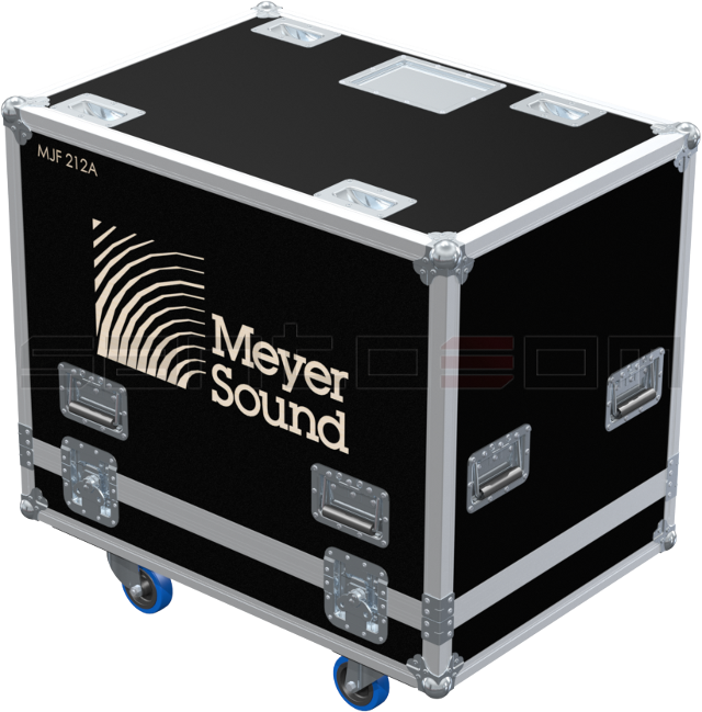 Santosom Cabinet Flight case PRO, 2x Meyer Sound MJF-212A