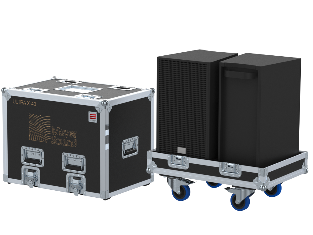 Santosom Cabinet Flight case PRO, 2x Meyer Sound Ultra-X40