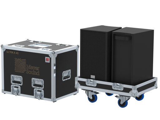 Santosom Cabinet Flight case PRO, 2x Meyer Sound Ultra-X40