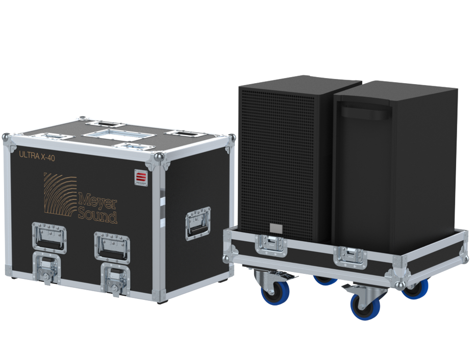 Santosom Cabinet Flight case PRO, 2x Meyer Sound Ultra-X40