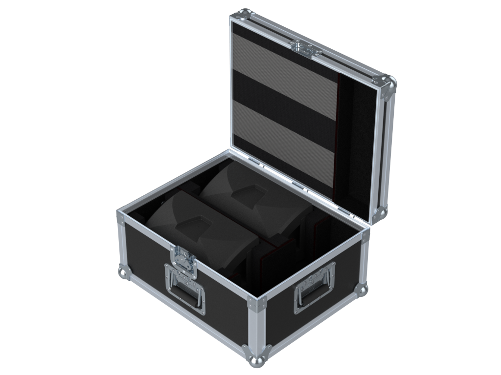 Santosom Cabinet Flight case, 2x D&B E6