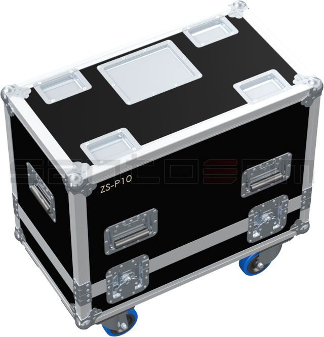 Santosom Cabinet Flight Case, 2x ZSound ZS-P10