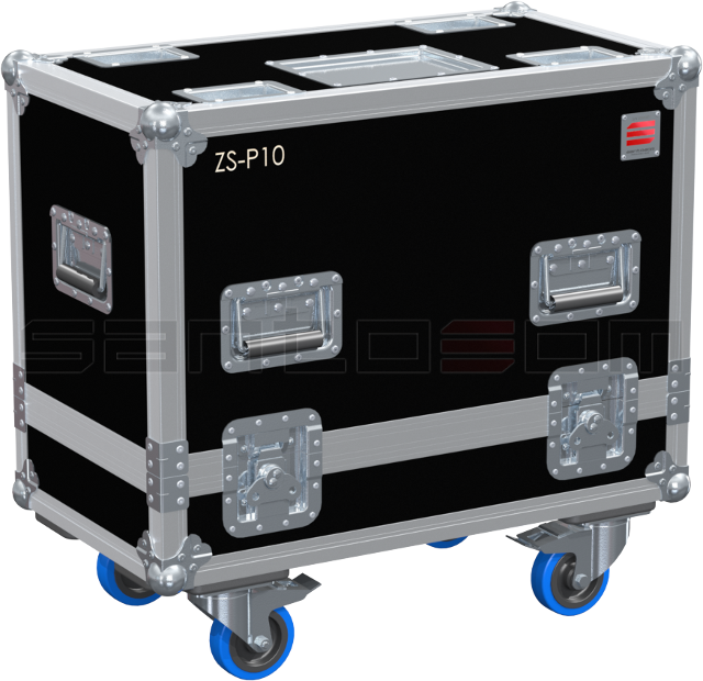 Santosom Cabinet Flight Case, 2x ZSound ZS-P10