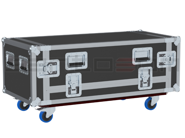 Santosom Cabinet Flight case PRO, 6x L-Acoustics KIVA