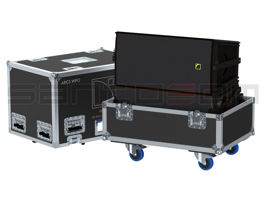 Santosom Cabinet Flight case PRO, 2x L-Acoustics ARCS WIFO (V2)