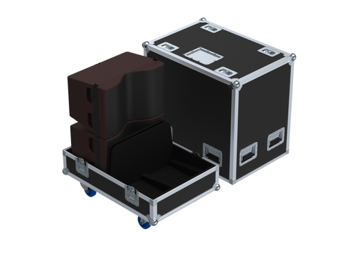 SANTOSOM Cabinet Flight case PRO, 10x L-Acoustics KIVA/ 4x KILO