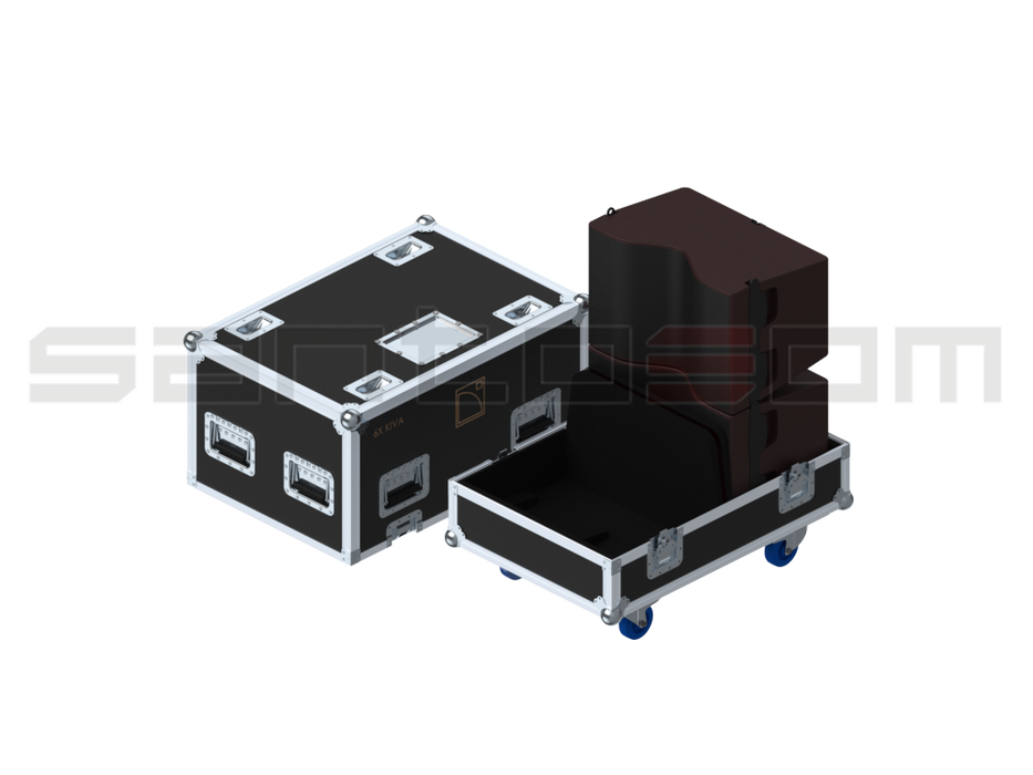 Santosom Cabinet Flight case PRO, L-Acoustics 6x KIVA or 2 KILO + 2 KIVA