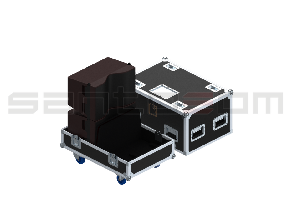 Santosom Cabinet Flight case PRO, L-Acoustics 6x KIVA or 2 KILO + 2 KIVA