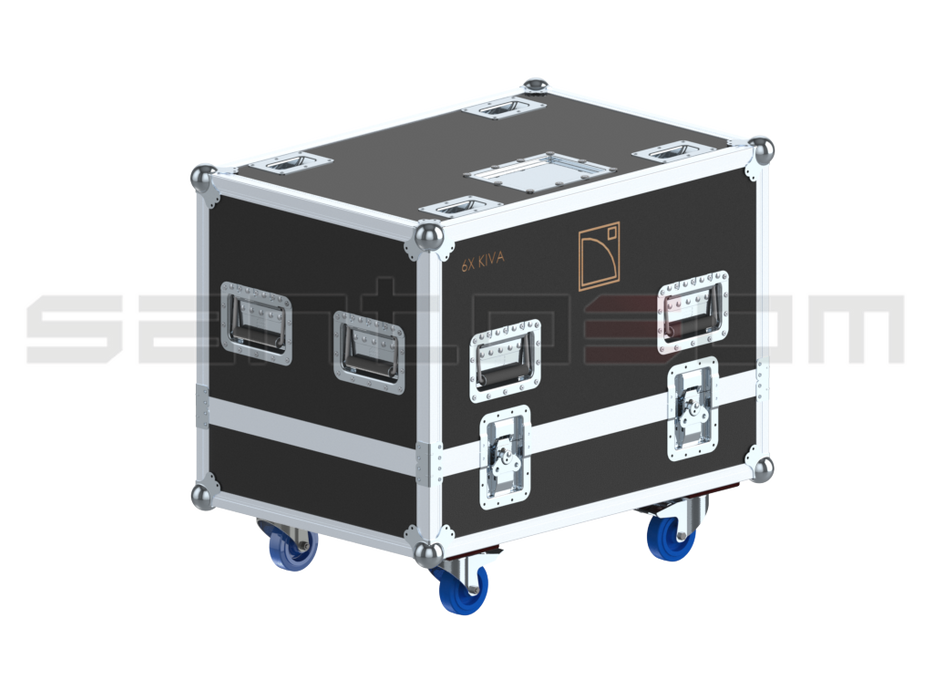 Santosom Cabinet Flight case PRO, L-Acoustics 6x KIVA or 2 KILO + 2 KIVA