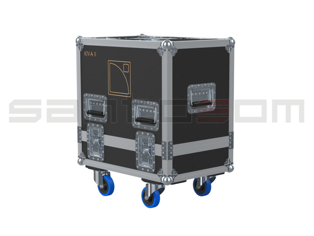 Santosom Cabinet Flight case PRO, 3x L-Acoustics KIVA II