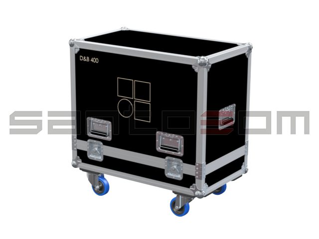 Santosom Cabinet Flight case, 2x D&B 400