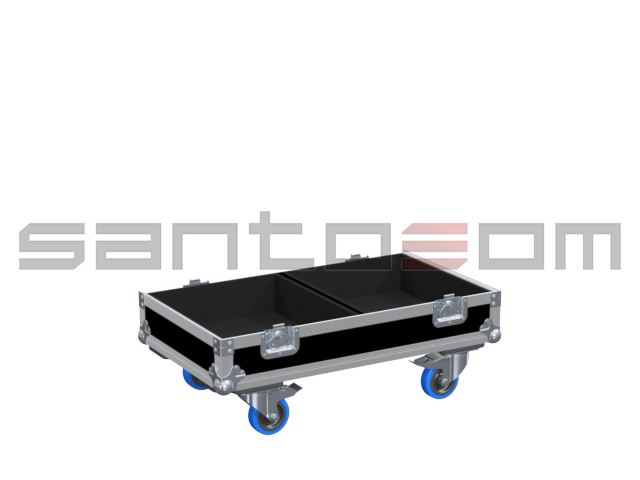 Santosom Cabinet Flight case, 2x D&B 400