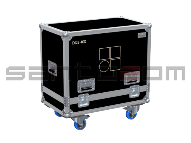 Santosom Cabinet Flight case, 2x D&B 400