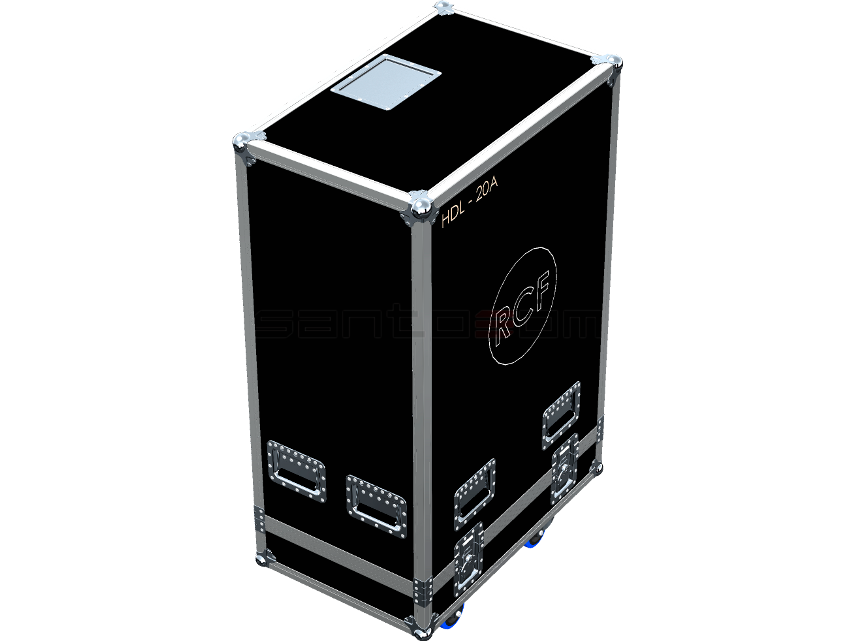Santosom Cabinet Flight case PRO, 4x RCF HDL 20A