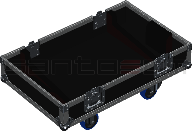 Santosom Cabinet Flight case PRO, 4x RCF HDL 20A