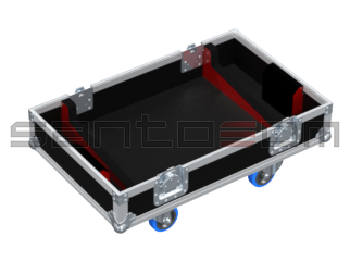 Santosom Cabinet Flight case PRO, 3x RCF HDL 20A