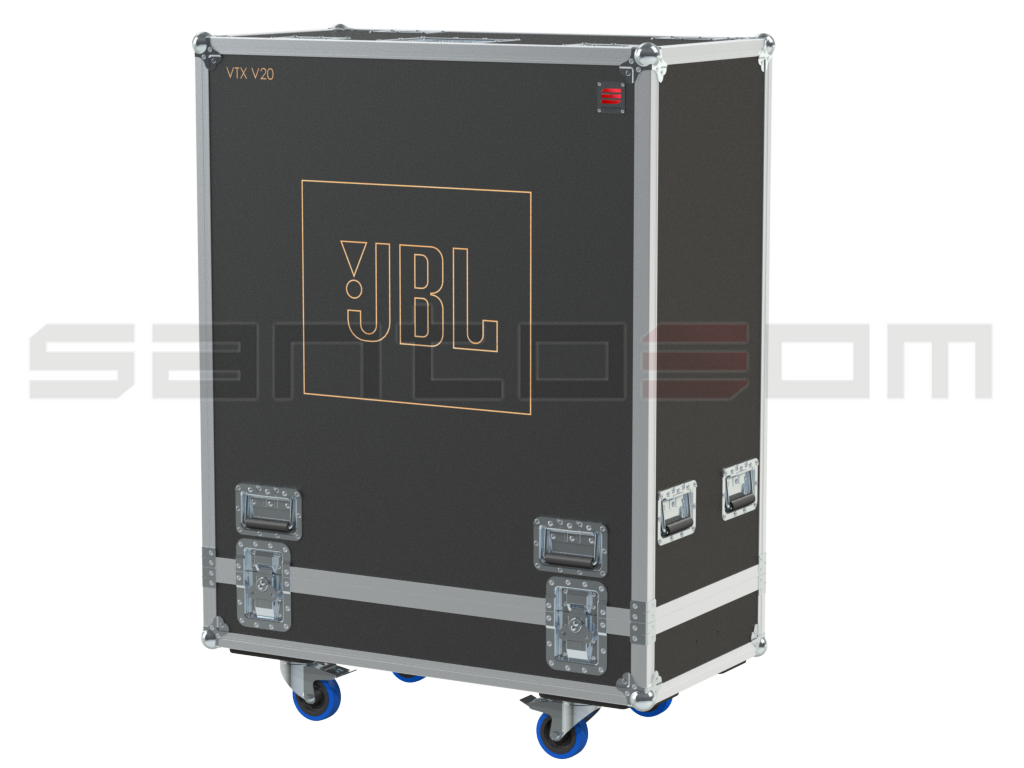 Santosom Cabinet Flight case PRO, 4x JBL VTX V20
