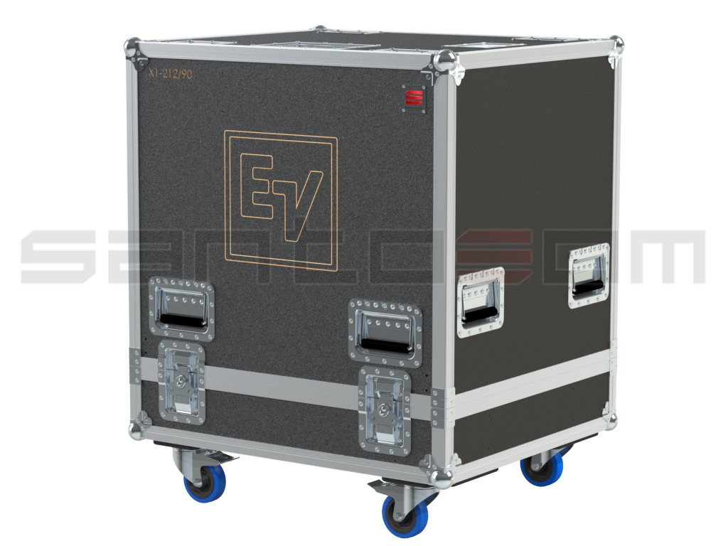 Santosom Cabinet Flight case PRO, 2x Electro-Voice X1-212/90 + Frame