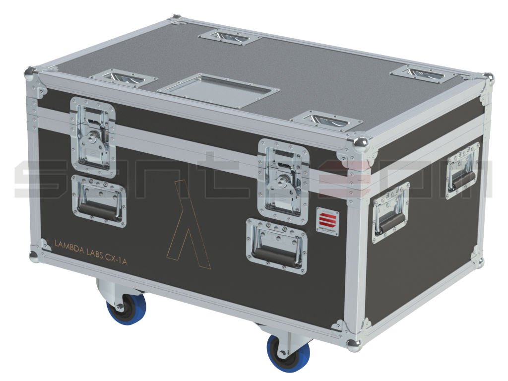 Santosom Cabinet Flight Case PRO, 4x Lambda Labs CX-1A + Access.