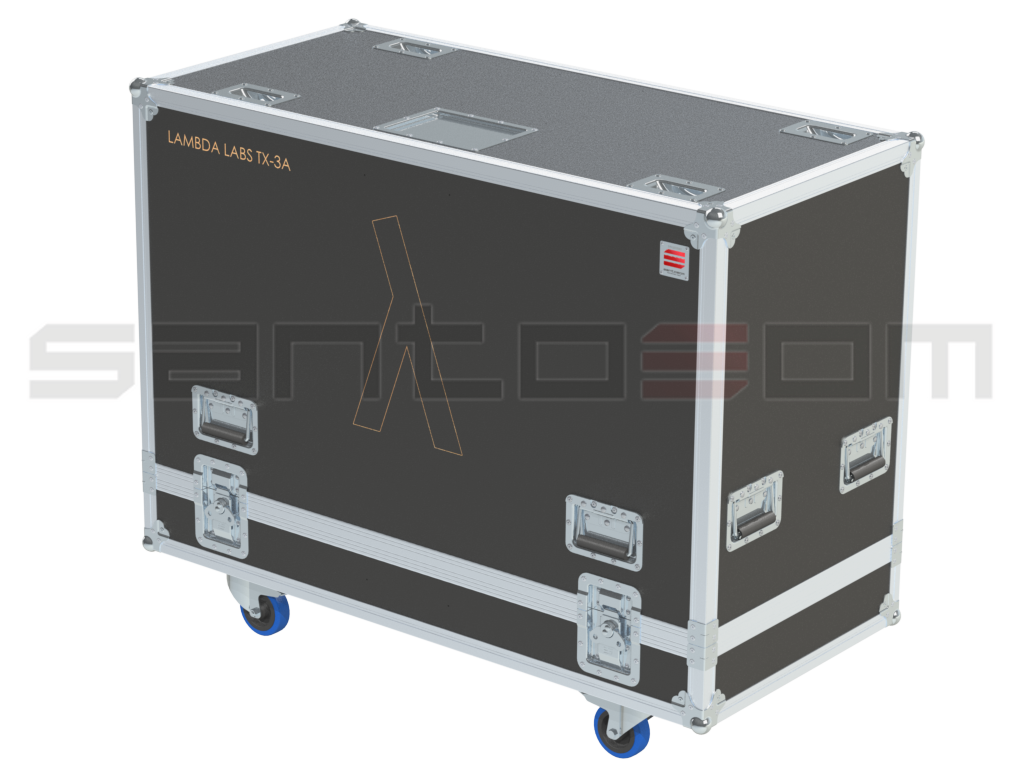 Santosom Cabinet Flight Case PRO, 2x Lambda Labs TX-3A + access.