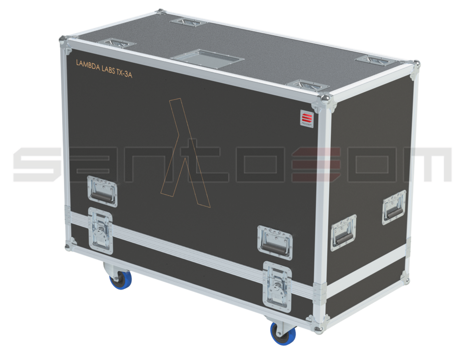Santosom Cabinet Flight Case PRO, 2x Lambda Labs TX-3A + access.