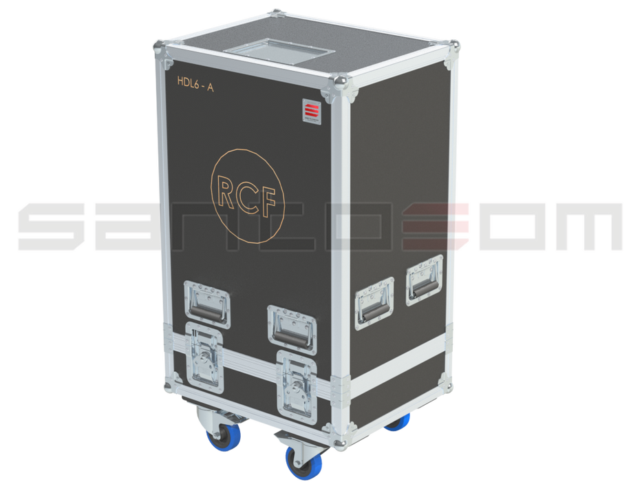 Santosom Cabinet Flight case PRO, 4x Top Line Array RCF HDL 6-A / 26-A