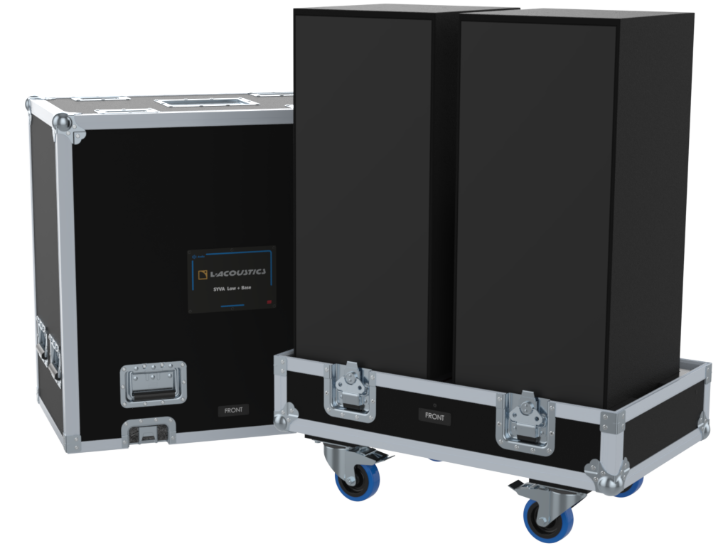Santosom Cabinet Flight case PRO, L-Acoustics 2x SYVA Low + Base
