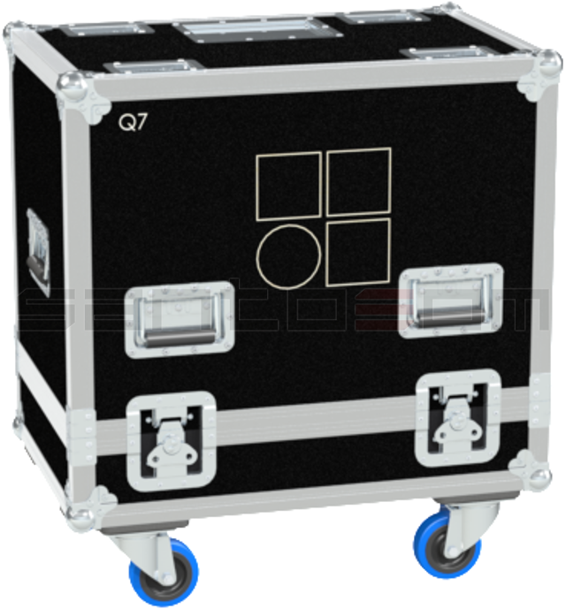 Santosom Cabinet Flight case PRO, 2 D&B Q7