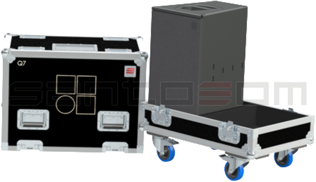 Santosom Cabinet Flight case PRO, 2 D&B Q7