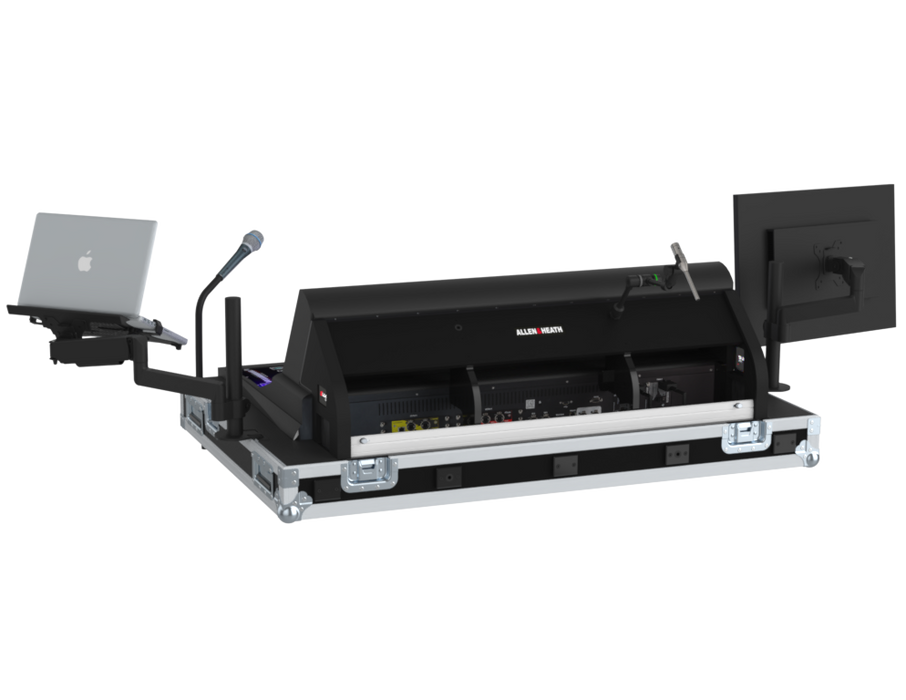 SANTOSOM MIXER Flight case PRO-32, Allen & Heath DLive S5000