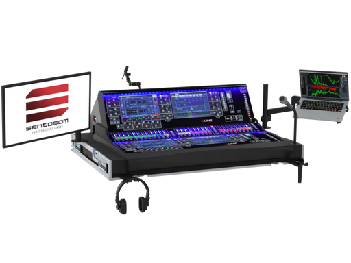 SANTOSOM MIXER Flight case PRO-32, Allen & Heath DLive S5000