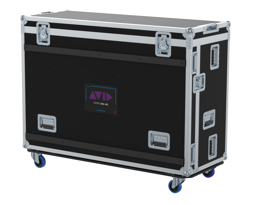 SANTOSOM MIXER Flight case PRO-3, Avid S6L-32D Control Surface