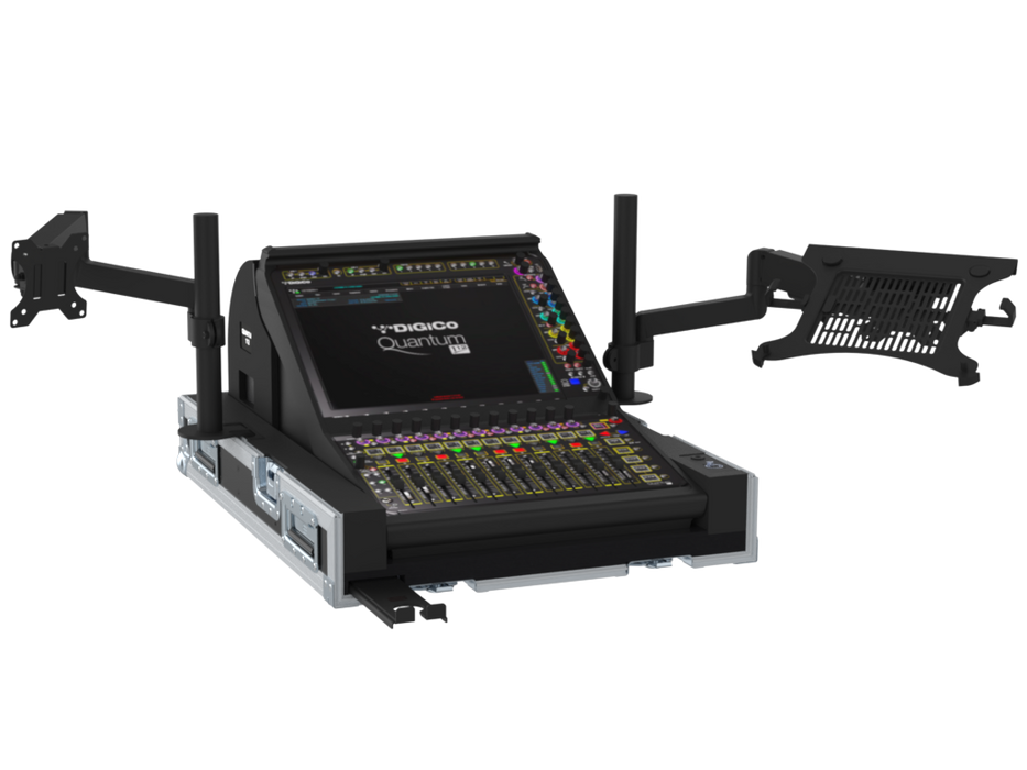 SANTOSOM MIXER Flight case PRO-3, DiGiCo Quantum 112