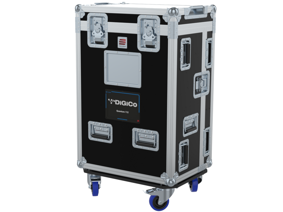 SANTOSOM MIXER Flight case PRO-3, DiGiCo Quantum 112