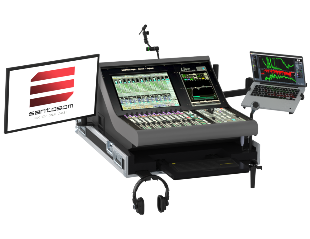 Santosom MIXER Flight case PRO-32, Solid State Logic L100 Plus