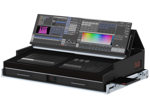 Santosom Lighting controller Flight case PRO-5, AVOLITES T3 & T3 Wing
