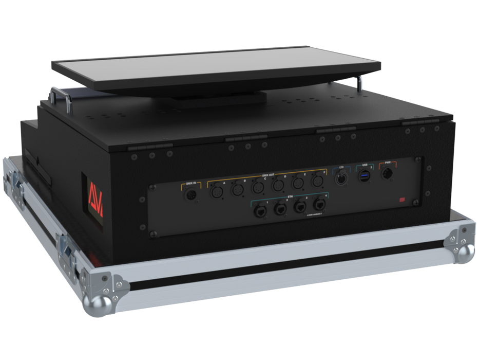 SANTOSOM Lighting controller Flight case PRO-5, Avolites Titan Mobile