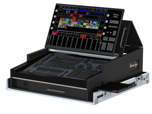 Santosom Lighting controller Flight case PRO-5, Chamsys MagicQ MQ70 Compact