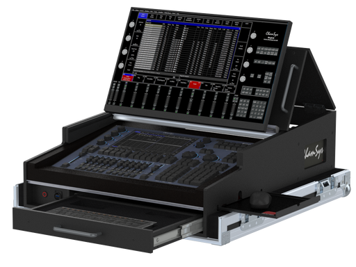 Santosom Lighting controller Flight case PRO-5, Chamsys MagicQ MQ70 Compact