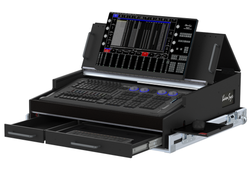 Santosom Lighting controller Flight case PRO-5, Chamsys MagicQ Stadium Connect
