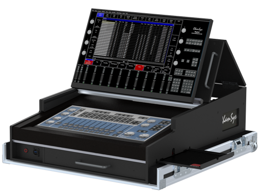 Santosom Lighting controller Flight case PRO-5, Chamsys MagicQ PC Wing Compact