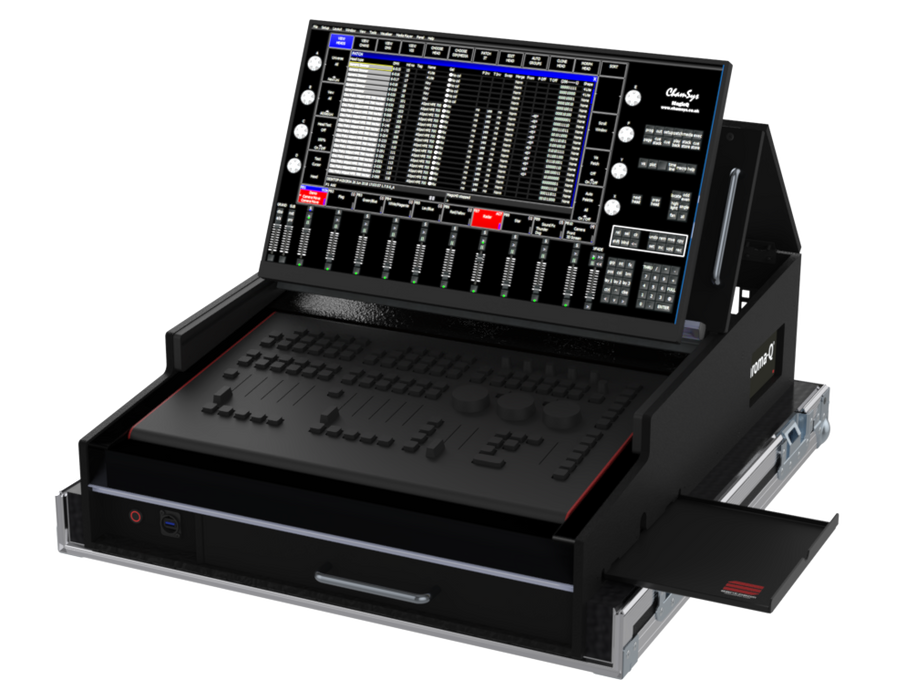 Santosom Lighting controller Flight case PRO-5, Chroma-Q VISTA EX