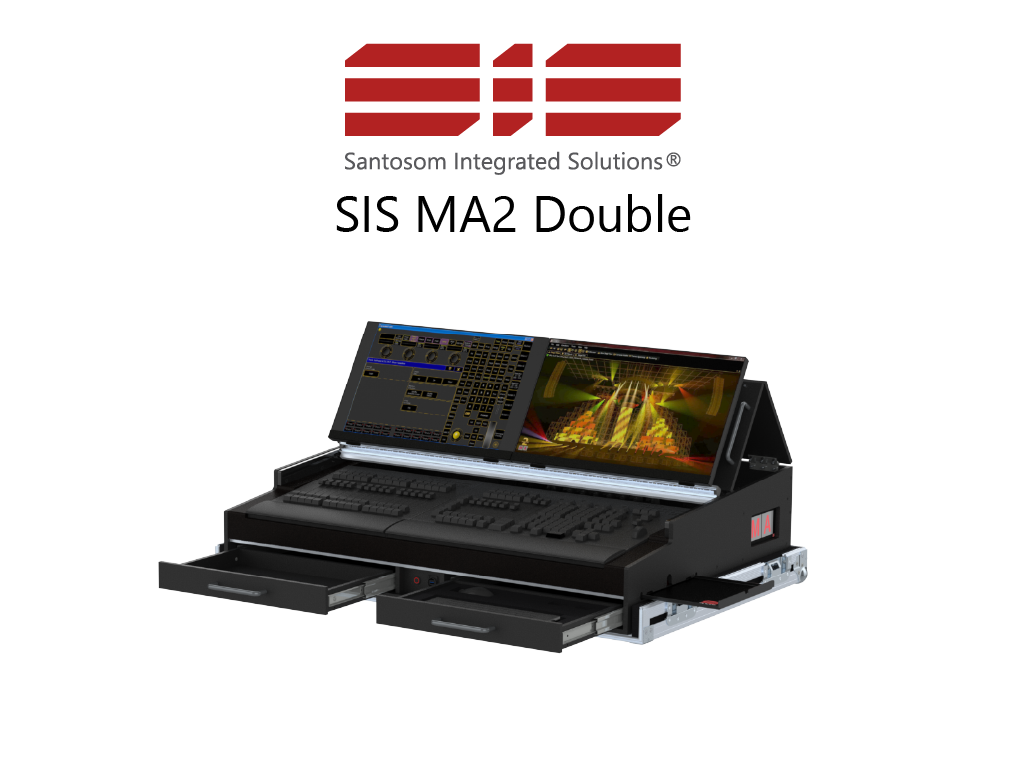 SANTOSOM EU SIS, GrandMA2 OnPC Command Wing + Fader Wing