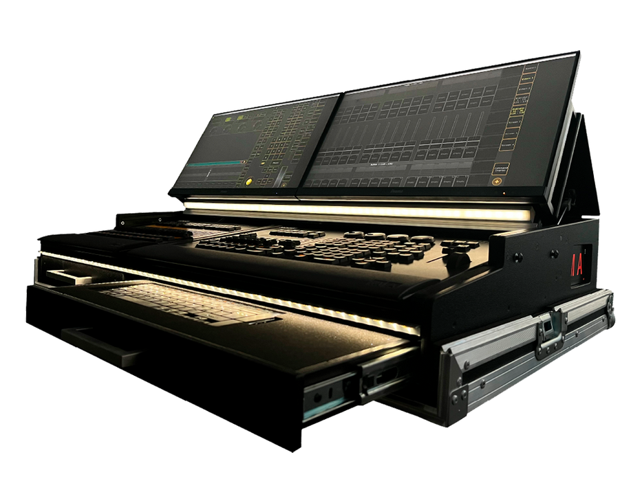 SANTOSOM EU SIS, GrandMA2 OnPC Command Wing + Fader Wing