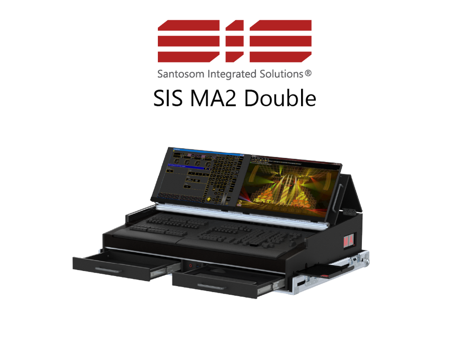 SANTOSOM EU SIS, GrandMA2 OnPC Command Wing + Fader Wing
