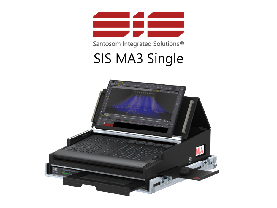 Santosom Integrated Solutions® (SIS) for MA3 Single, GrandMA3 OnPc Command Wing XT