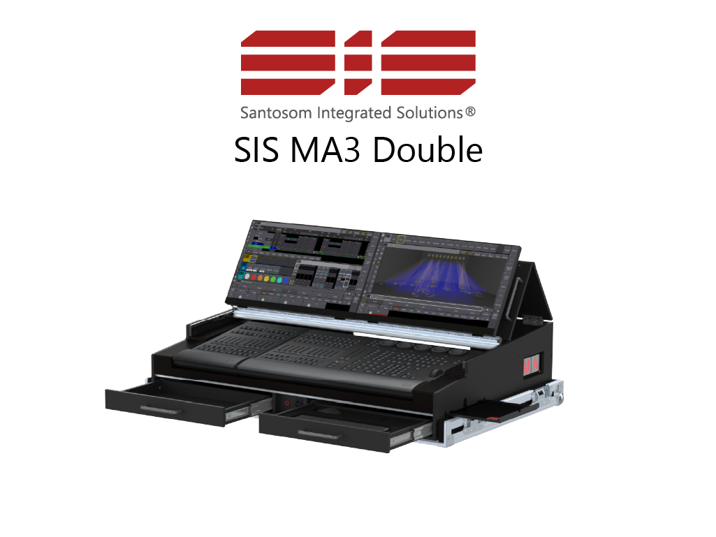 Santosom Integrated Solutions® (SIS) for MA3 Double, grandMA3 onPC Command Wing XT & FaderWing