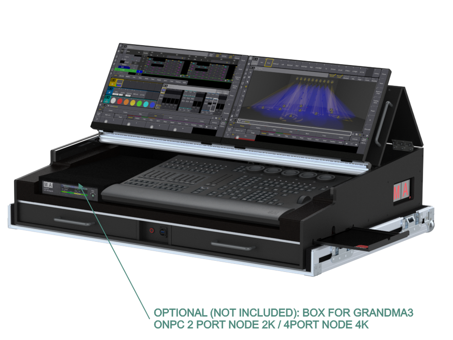 Santosom Integrated Solutions® (SIS) for MA3 Double, grandMA3 onPC Command Wing XT & FaderWing