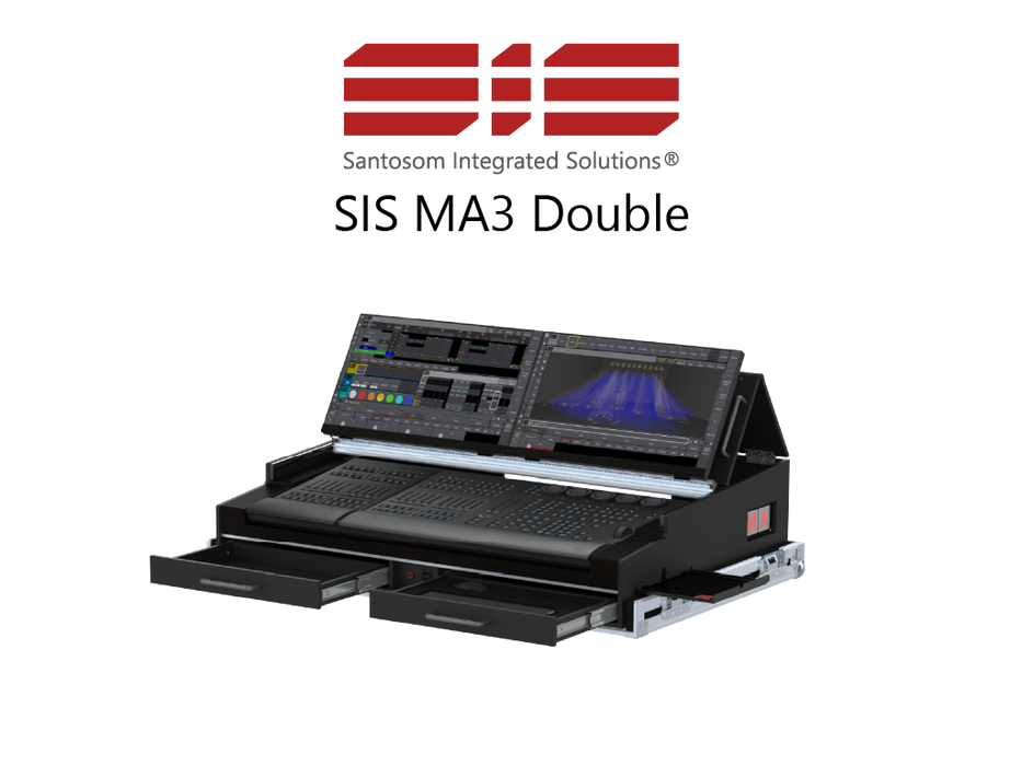 Santosom Integrated Solutions® (SIS) for MA3 Double, grandMA3 onPC Command Wing XT & FaderWing